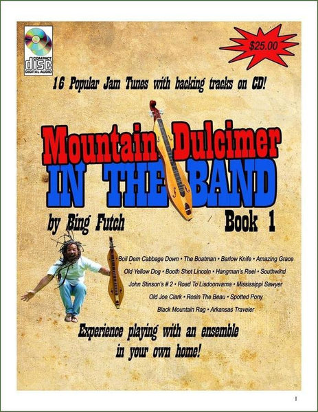 Bing Futch - Mountain Dulcimer In The Band, Book 1