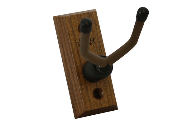 Black Walnut Ukulele Hanger, Wall Mount-Folkcraft Instruments