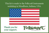 Folkcraft® Cardboard Dulcimer Kit, Chromatic