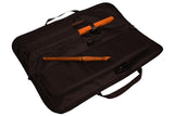 Tin Whistle/Native American Flute Carrying Case, Embroidered With "Folkcraft® Instruments" Logo-Folkcraft Instruments Dulcimer Case Bag